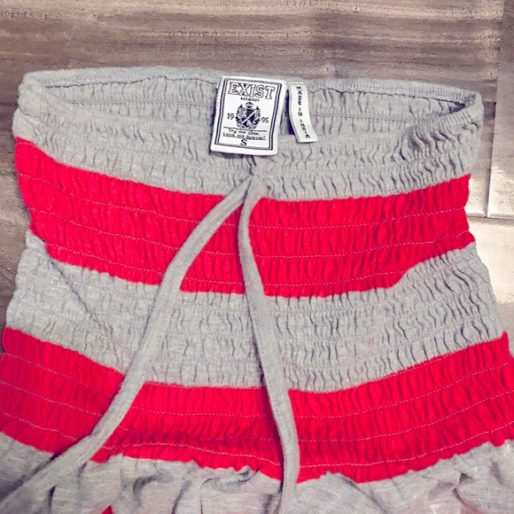 Striped Strapless Dress - Picture 2 of 2